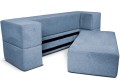 sofa JUST! rozkładana tk .aragon niebieska