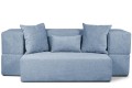 sofa JUST! rozkładana tk .aragon niebieska