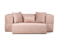 sofa JUST! rozkładana tk .aragon bladoróżowa