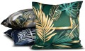 poduszka 45x45 wzór palmy zielone