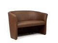 sofa CAFE brązowa ekoskóra