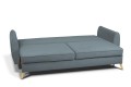 sofa FARO 3-osobowa rozkładana granatowa tk.castel 79