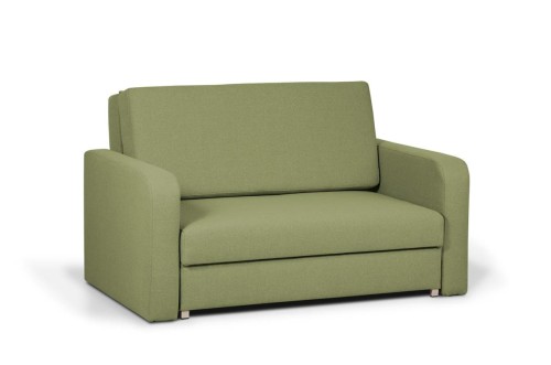 sofa RINO II  2-osobowa rozkładana z pojemnikiem jasno szara tk. soro  90