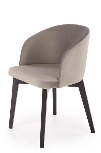 krzesło BELLUNO 2   tkanina Solo 265, drewno czarne