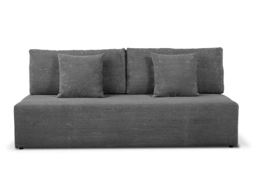 sofa BOVA 3-osobowa rozkładana szara tk.lincoln 85
