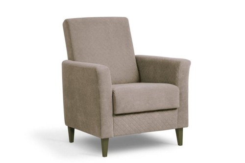 fotel GAMMA wypoczynkowy brązowy tk.uttario velvet 2975