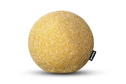 poduszka JUMBLE BALL miękka okrągła kula Ø 30 cm żółta