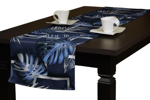 bieżnik 40x120 wzór palmy granatowe