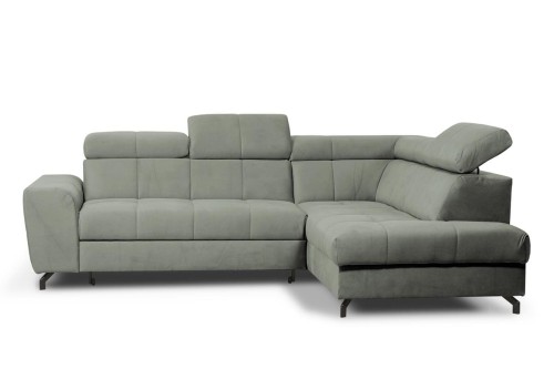 narożnik MEGIS prawy rozkładany szary tk.solar 96