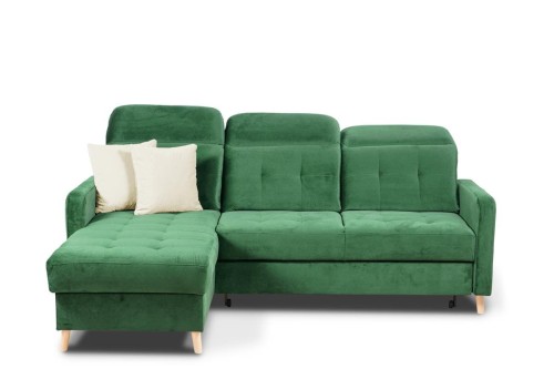 narożnik OXFORD rozkładany zielony tk.kronos 14/paros 2