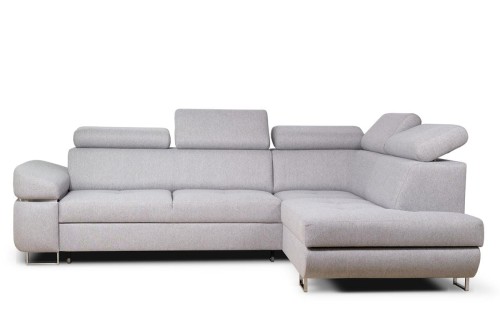 narożnik DOVER prawy rozkładany szary tk.gemma 86