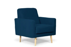 fotel MALMO wypoczynkowy granatowy tk.matt velvet 79
