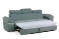 sofa SPECTRO 3-osobowa rozkładana popielata tk. mono 247