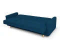 zestaw MALMO wersalka + 1 fotel granatowy tk.matt velvet 79