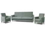 zestaw GAMMA wersalka + 2 fotele szary tk.uttario velvet 2970