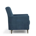 zestaw GAMMA wersalka + 1 fotel granatowy tk.uttario velvet 2967