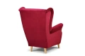 zestaw IVAR fotel + puf bordo tk.helio 5212