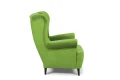 zestaw IVAR fotel + puf zielony tk.bluvel 75
