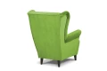 zestaw IVAR fotel + puf zielony tk.bluvel 75