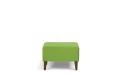 zestaw IVAR fotel + puf zielony tk.bluvel 75