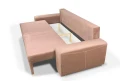 sofa TOKYO 3-osobowa rozkładana różowa tk.monolith 63/97