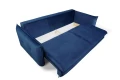 sofa LENOX 3-osobowa rozkładana granatowa tk. bluvel 86