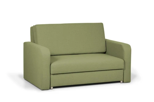 sofa RINO II  2-osobowa rozkładana z pojemnikiem jasno szara tk. soro  90