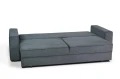 sofa TOMMY 3-osobowa rozkładana popielata tk.orinoco 96/40/85