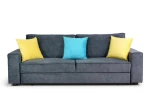sofa TOMMY 3-osobowa rozkładana popielata tk.orinoco 96/40/85