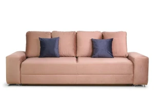 sofa TOKYO 3-osobowa rozkładana różowa tk.monolith 63/97