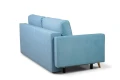 sofa XARA 3-osobowa rozkładana niebieska tk. castel 74