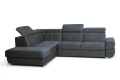 narożnik ATLANTIS lewy rozkładany popielaty tk.letto 99
