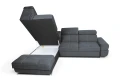 narożnik ATLANTIS lewy rozkładany popielaty tk.letto 99