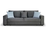 sofa TOMMY 3-osobowa rozkładana popielata tk.kronos 15 / paros 5