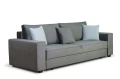 sofa TOMMY 3-osobowa rozkładana popielata tk.kronos 15 / paros 5