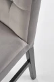 krzesło FONNI 2   tkanina Solo 265, drewno czarne