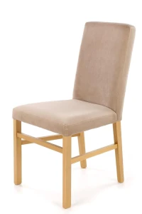 krzesło FONNI 1   tkanina Solo 652, drewno dąb artisan
