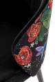 krzesło CANELLI 5  tkanina Magic Velvet 2219 / kolibry, drewno czarne