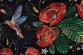 krzesło CANELLI 5  tkanina Magic Velvet 2219 / kolibry, drewno czarne