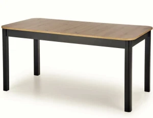 stół SALERNO   dąb artisan / czarny