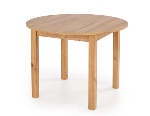 stół RAPALLO okrągły dąb artisan