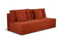 sofa BOVA 3-osobowa rozkładana ceglasta tk.lincoln 52