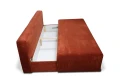 sofa BOVA 3-osobowa rozkładana ceglasta tk.lincoln 52