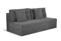 sofa BOVA 3-osobowa rozkładana szara tk.lincoln 85