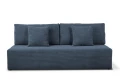sofa BOVA 3-osobowa rozkładana granatowa tk.lincoln 77