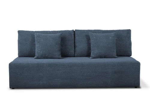sofa BOVA 3-osobowa rozkładana granatowa tk.lincoln 77