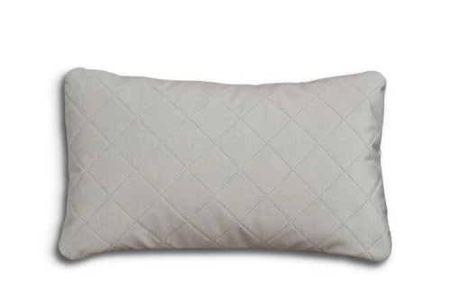 poduszka 50x30 tkanina: fancy jasnobeżowa pikowana