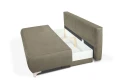 sofa FILO 3-osobowa rozkładana brązowa tk.fancy 20