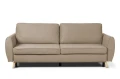 sofa FARO 3-osobowa rozkładana brązowa tk.castel 20