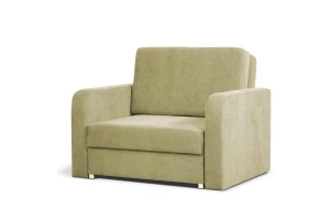 sofa RINO I  1-osobowa rozkładana z pojemnikiem beżowa tk. soro 23